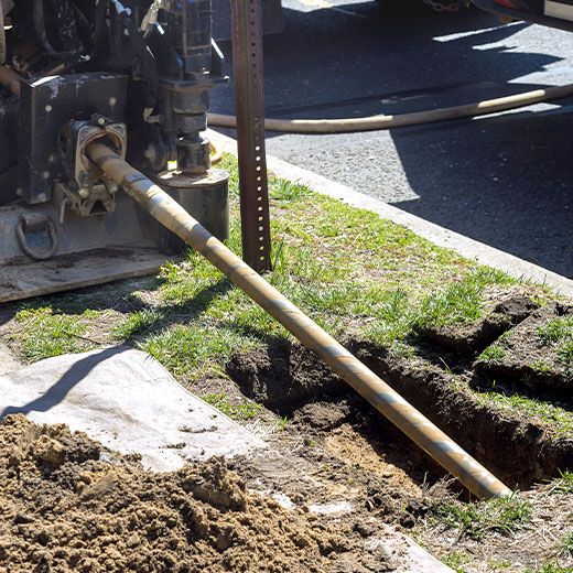 Install a New Water Line in Webster Without Digging